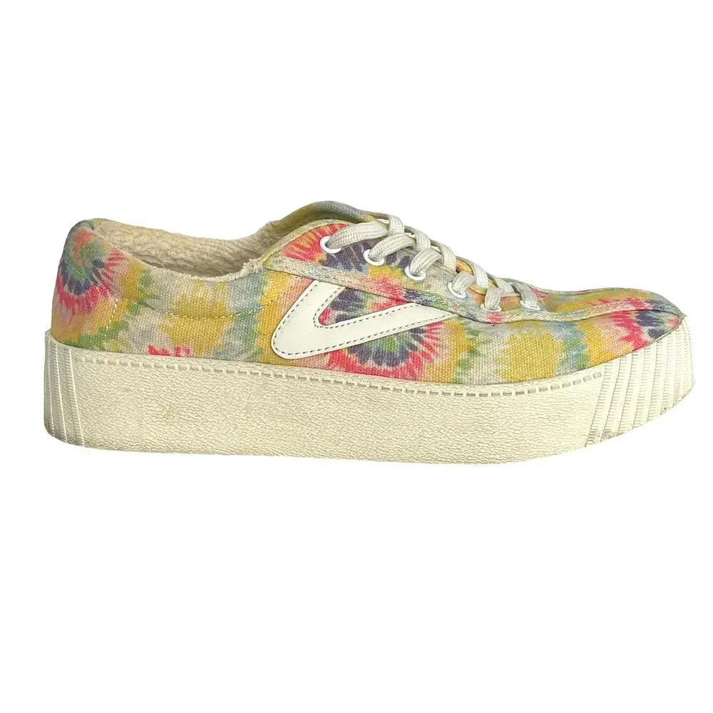 Tretorn Nylite 12 Tie Dye Platform Sneakers SIze US 8.5 Worn Once